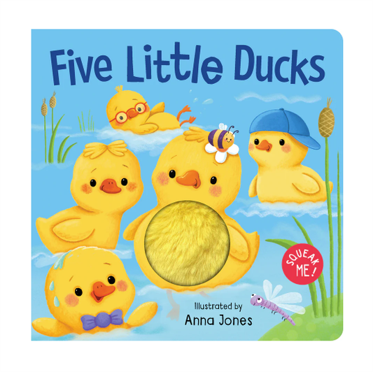 Five Little Ducks Squeaky Plush Board Book