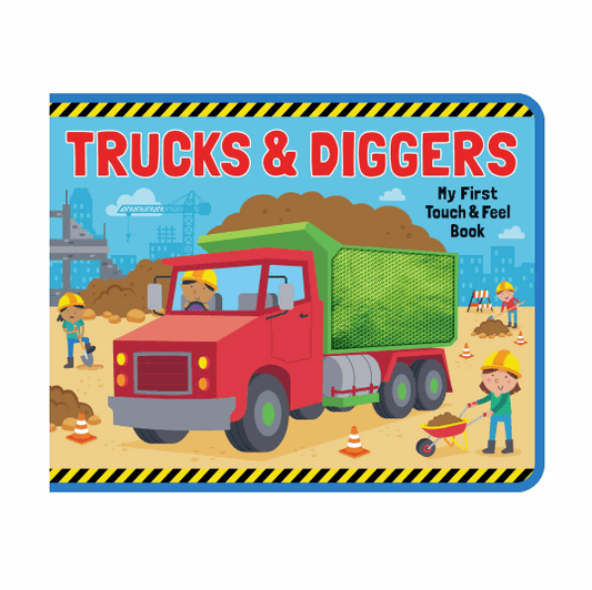 Trucks & Diggers Foam Touch & Feel Book