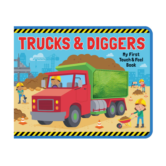 Trucks & Diggers Foam Touch & Feel Book