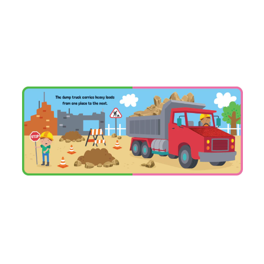 Trucks & Diggers Foam Touch & Feel Book