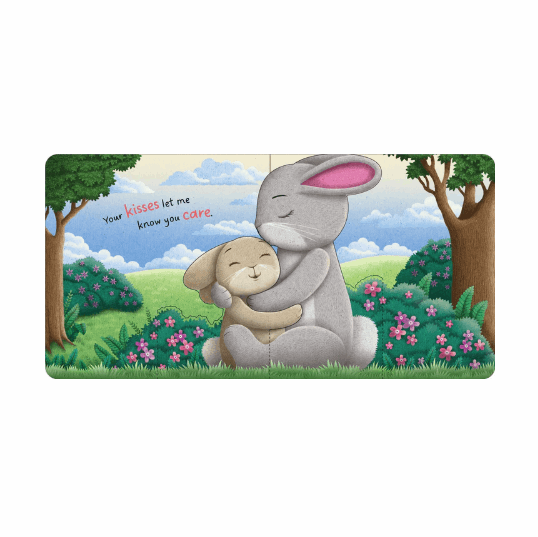 Cuddle Pops Bunny Kisses Pop Up Book