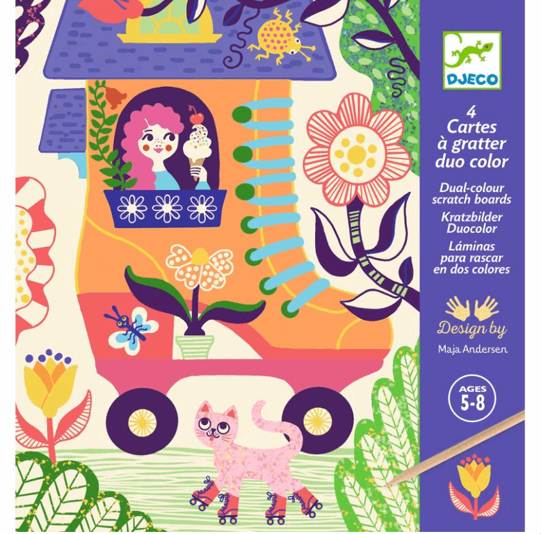 Djeco Wacky House Scratch Cards