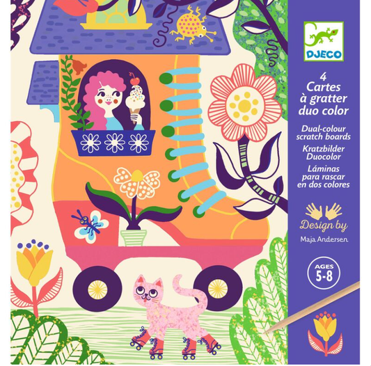 Djeco Wacky House Scratch Cards