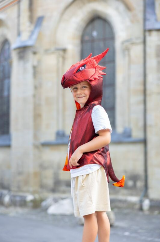 Great Pretenders Everyday Red Dragon Vest Size 3-4