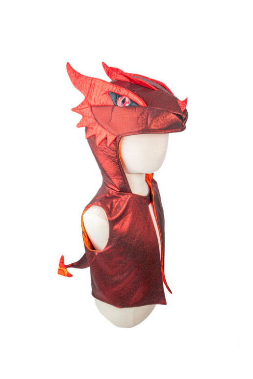 Great Pretenders Everyday Red Dragon Vest Size 3-4