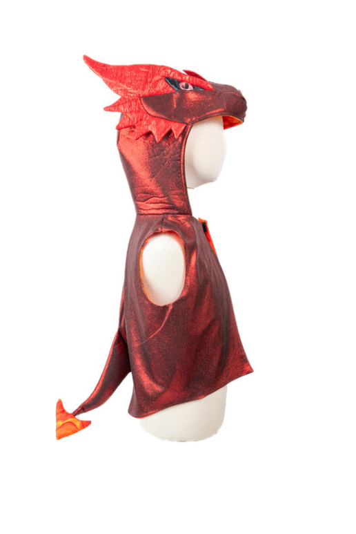Great Pretenders Everyday Red Dragon Vest Size 3-4