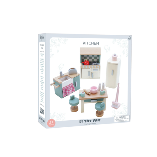 Le Toy Van Wooden Dollhouse Kitchen Set 20pc