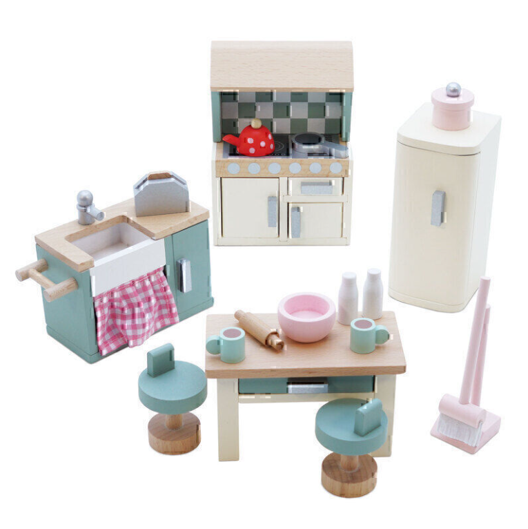 Le Toy Van Wooden Dollhouse Kitchen Set 20pc