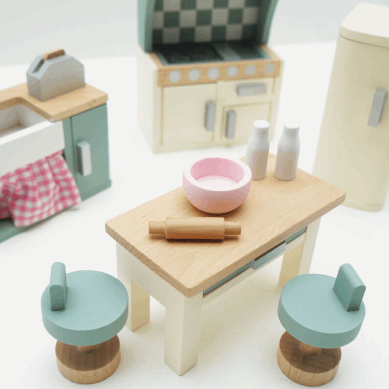 Le Toy Van Wooden Dollhouse Kitchen Set 20pc