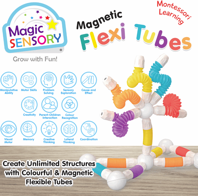 Magic Sensory Magnetic Flexi Tubes