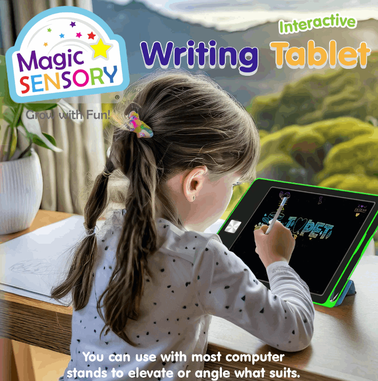 Magic Sensory LCD Table Green Dinosaur (USB rechargable)