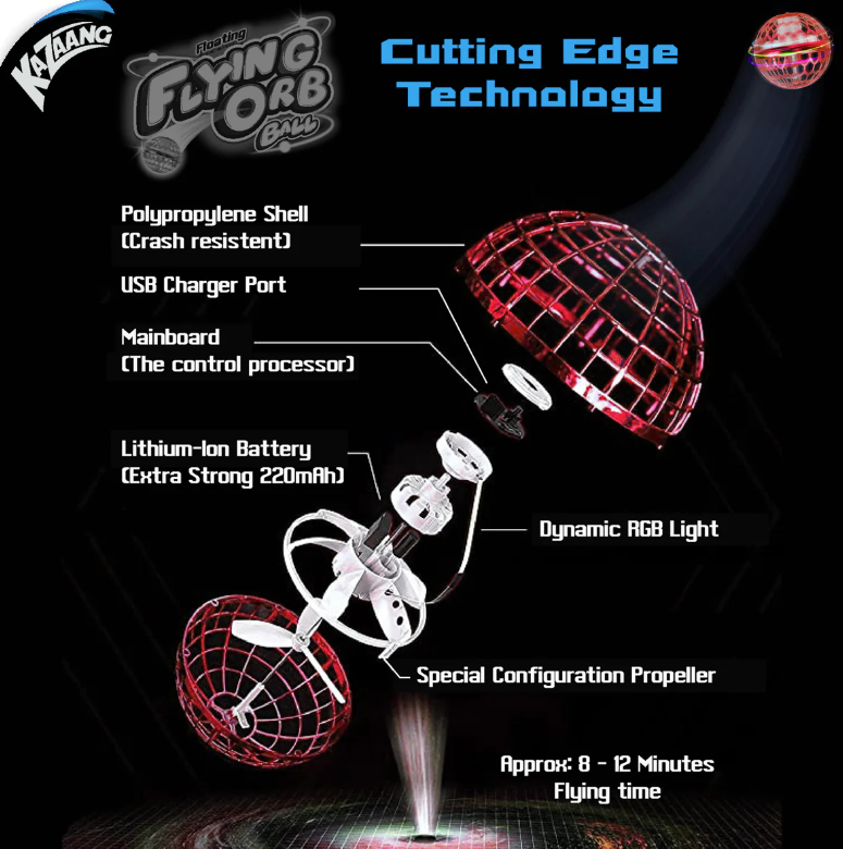 Kazaang Flying Orb Ball RED
