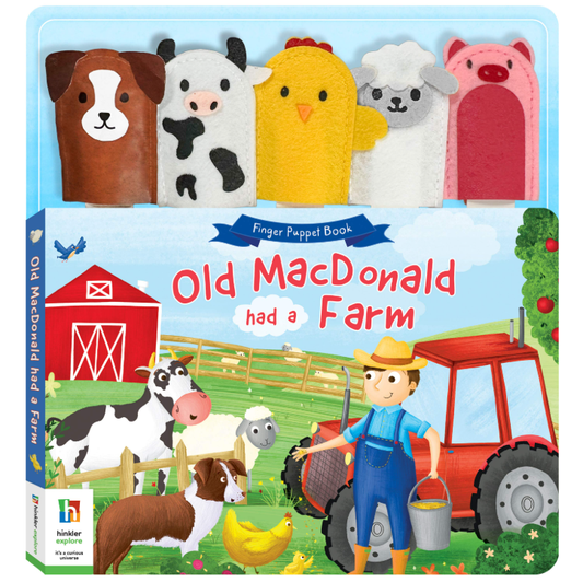 Hinkler Old MacDonald Had A Farm Finger Puppet Book