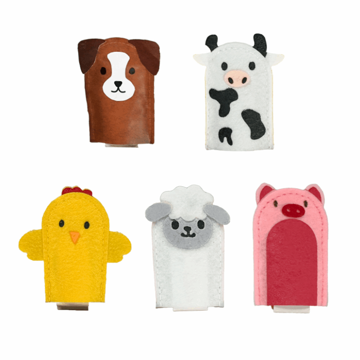 Hinkler Old MacDonald Had A Farm Finger Puppet Book