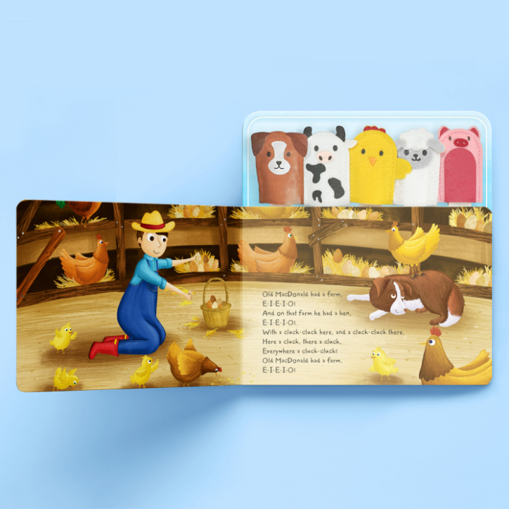 Hinkler Old MacDonald Had A Farm Finger Puppet Book