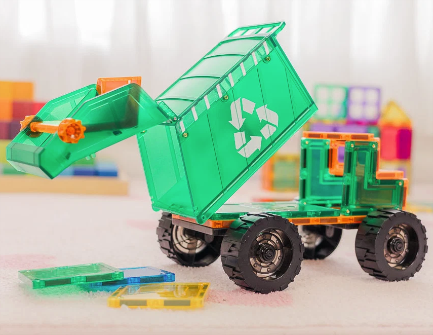 Tile Tek by Learn & Grow Toys MEGA Recycling Truck
