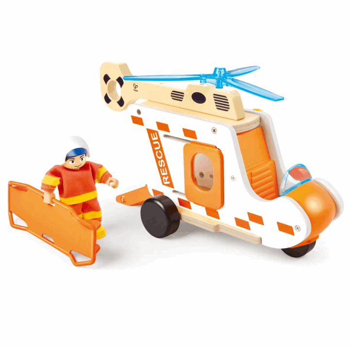 Hape To The Rescue Helicopter Set