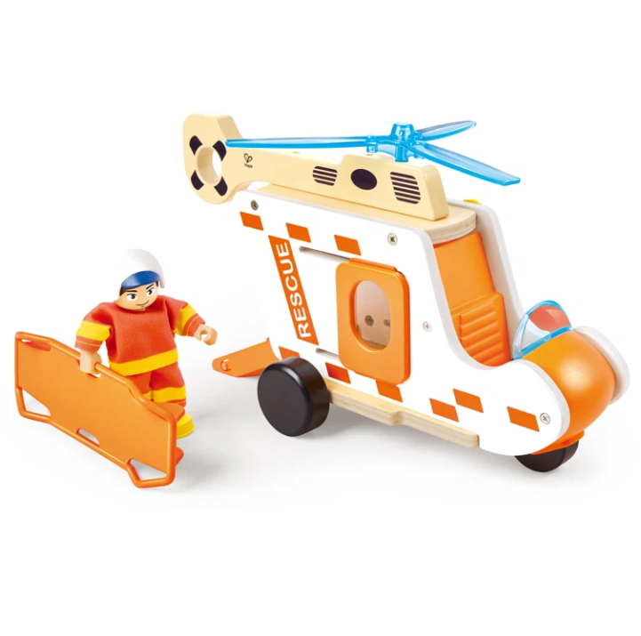 Hape To The Rescue Helicopter Set