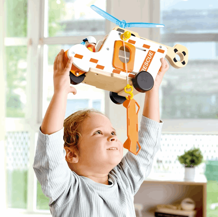 Hape To The Rescue Helicopter Set