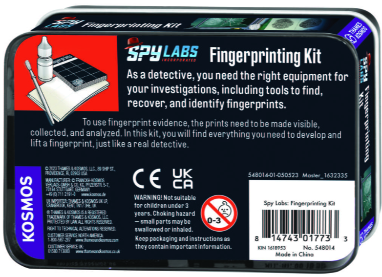 Thames & Kosmos Spy Labs Fingerprinting Kit