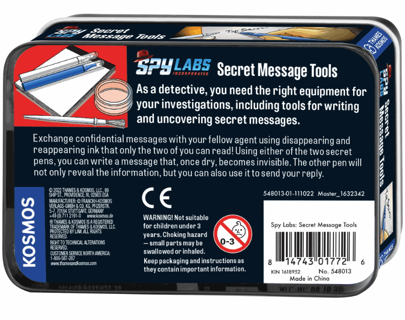 Thames & Kosmos Spy Labs Secret Message Tools