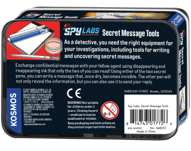 Thames & Kosmos Spy Labs Secret Message Tools
