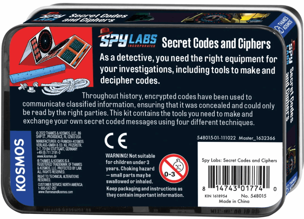 Thames & Kosmos Spy Labs Secret Codes & Ciphers