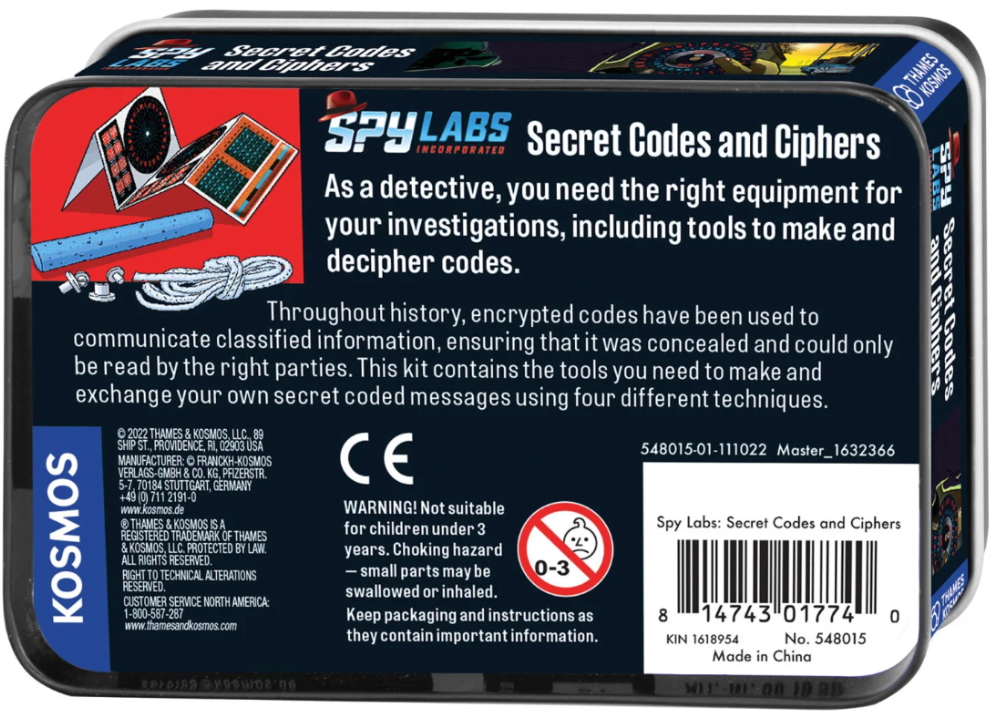 Thames & Kosmos Spy Labs Secret Codes & Ciphers