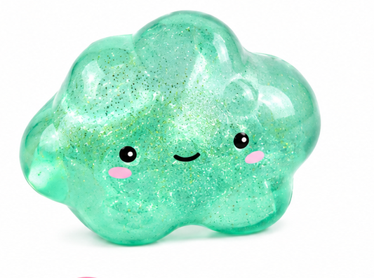 J'adore Glitter Cloud Squishy