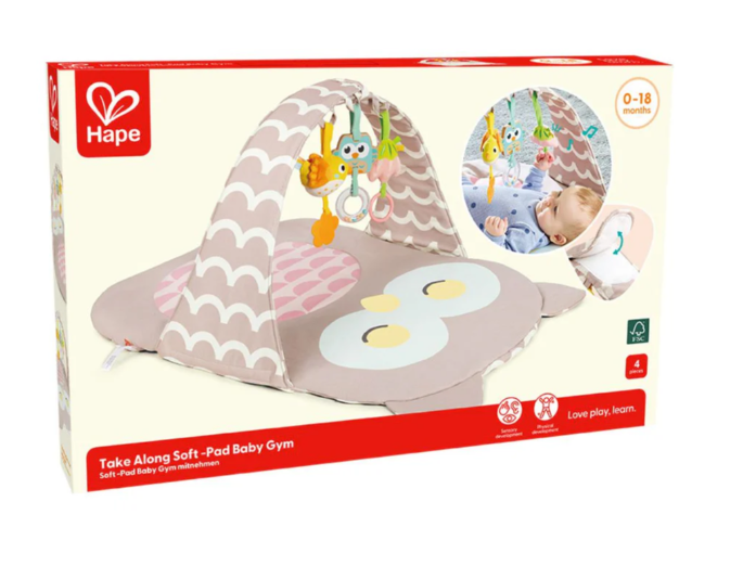 Hape Owl Bed Oscar Baby Activity Toys