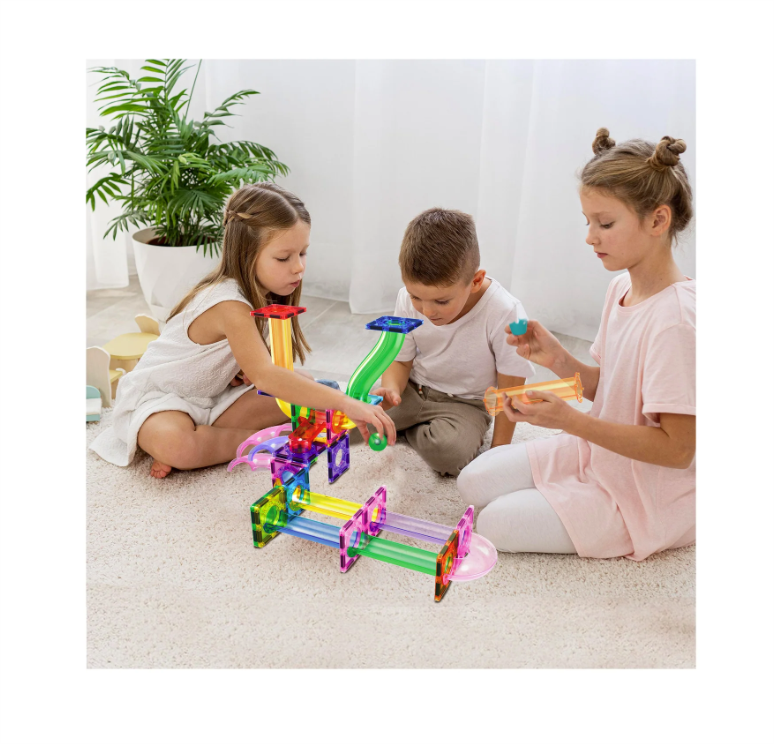 Picasso Tiles Magnetic Marble Run Set 40pc