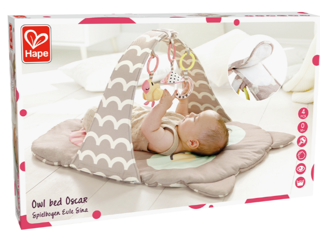 Hape Owl Bed Oscar Baby Activity Toys