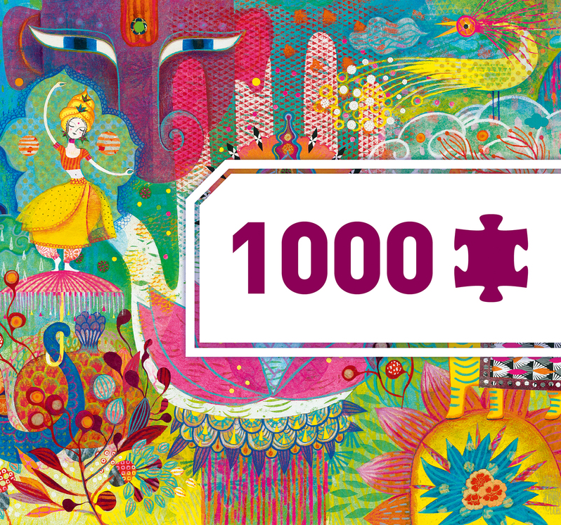 Djeco Magic India Gallery Puzzle 1000pc