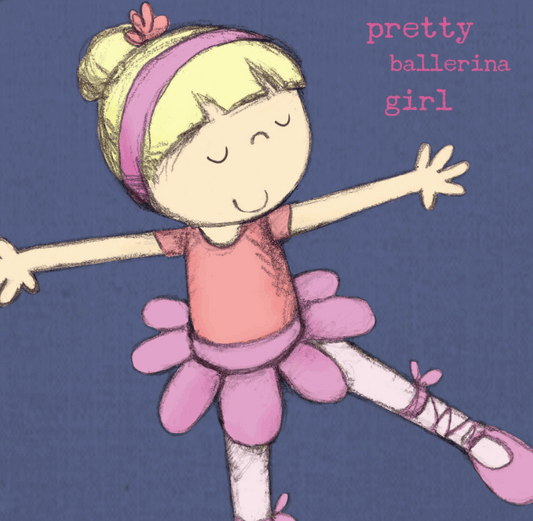 Birthday Card Pretty Ballerina by Anne Marie Finn