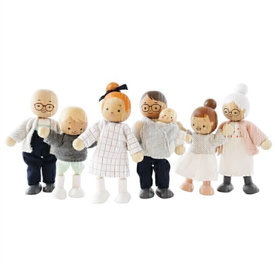 Le Toy Van Daisylane My Doll Family 7pc dollhouse dolls