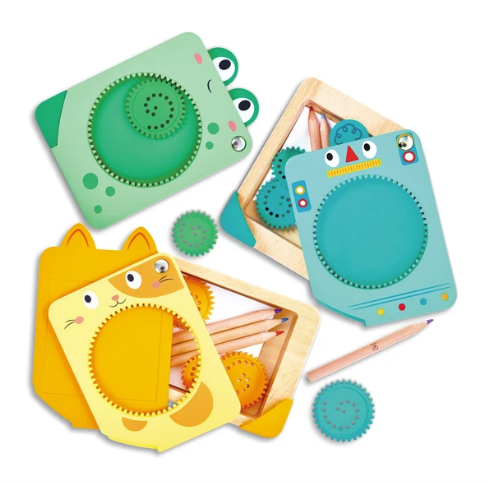 Hape Travel Spin 'N' Draw