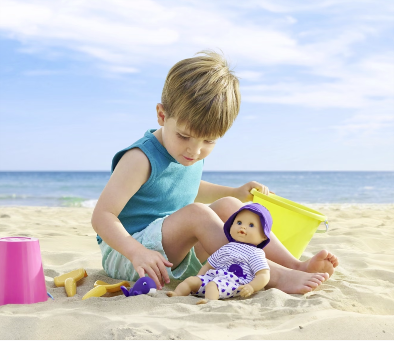Corolle Bath Doll Soft Body and Closing Eyes