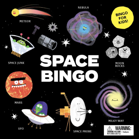 Space Bingo Game Board Game