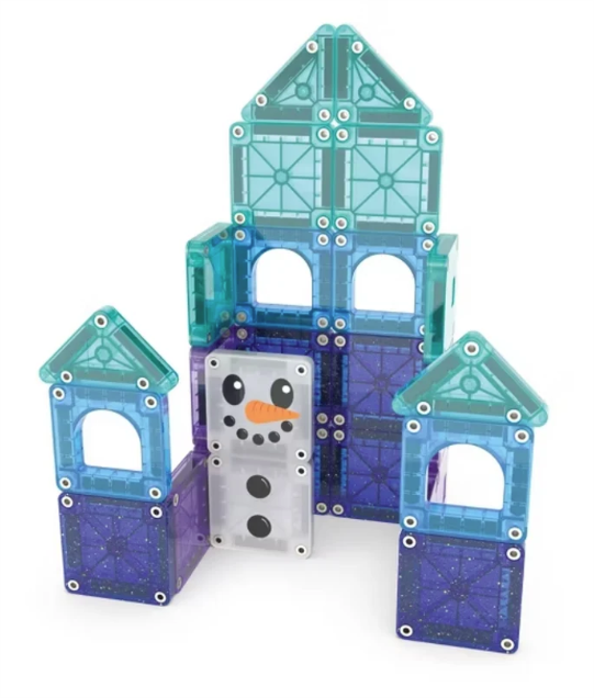 Magna Tiles MicroMags Winter Wonder 26pc Travel Set