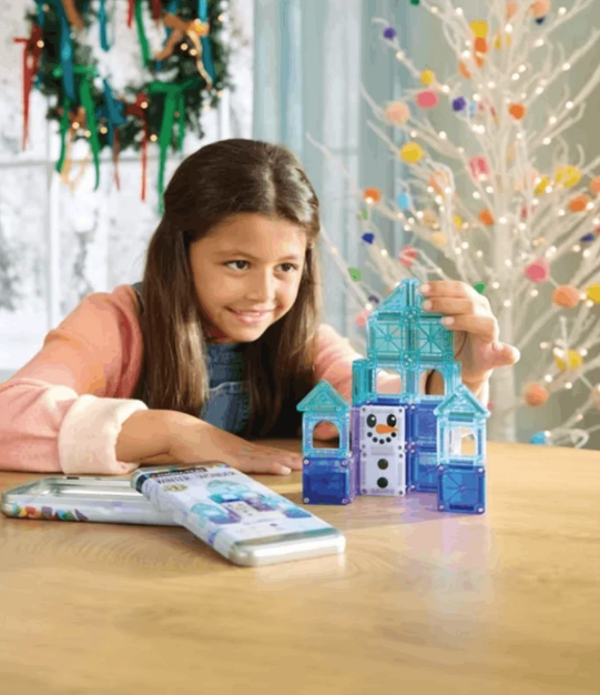 Magna Tiles MicroMags Winter Wonder 26pc Travel Set