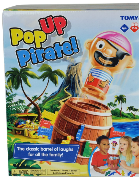 Tomy Pop Up Pirate Game tabletop games