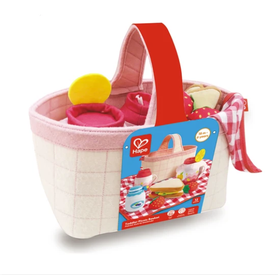 Hape Toddler Picnic Basket
