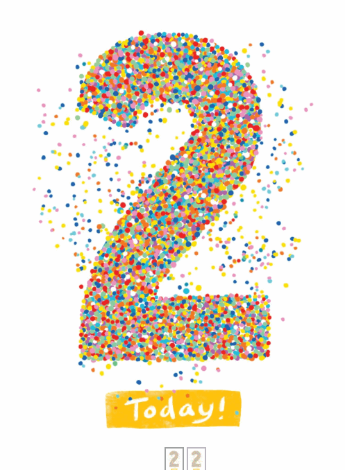 Birthday Card Sprinkles No.2 by Cat MacInnes