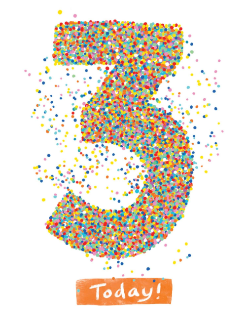 Birthday Card Sprinkles No.3 by Cat MacInnes