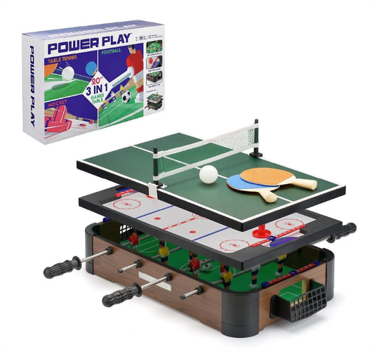 Power Play 3 In 1 Tabletop Games