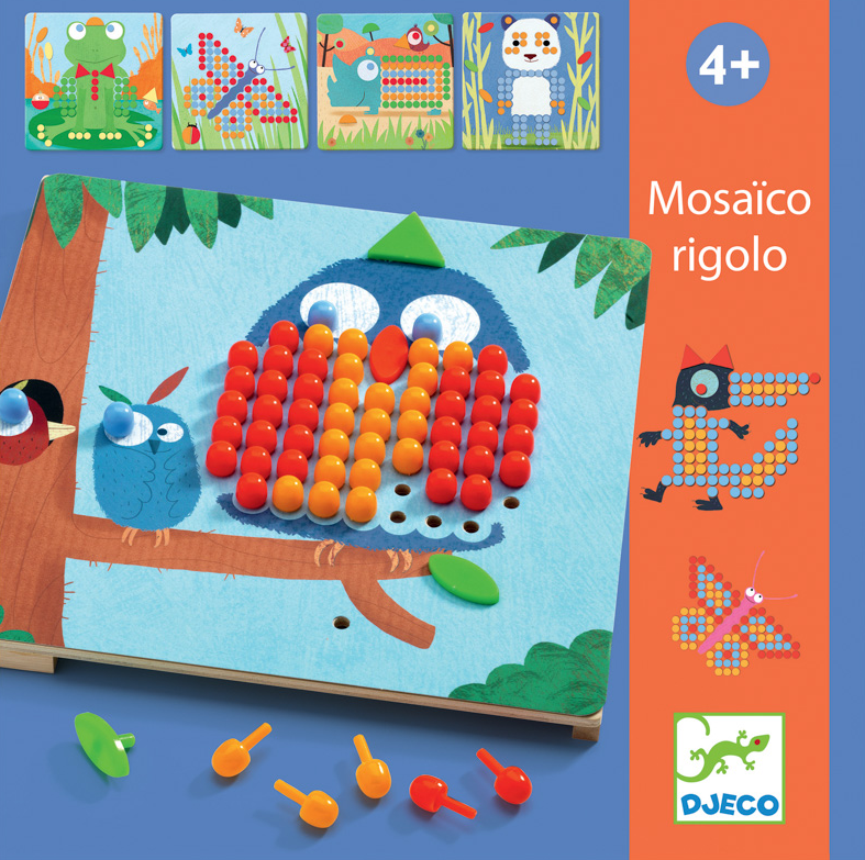 Djeco Rigolo Mosaico Peg Board Art & Craft