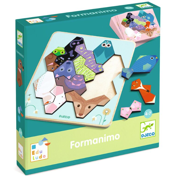 Djeco FormAnimo Animal Geometry Game
