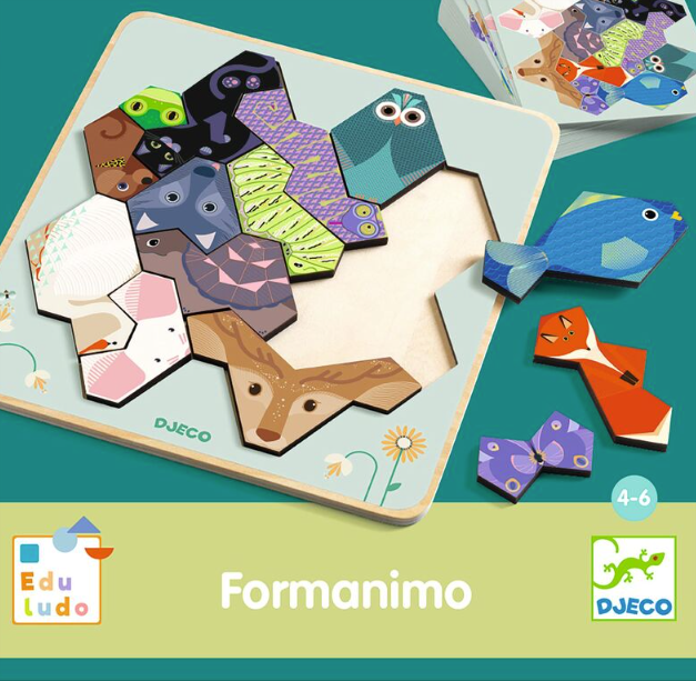 Djeco FormAnimo Animal Geometry Game