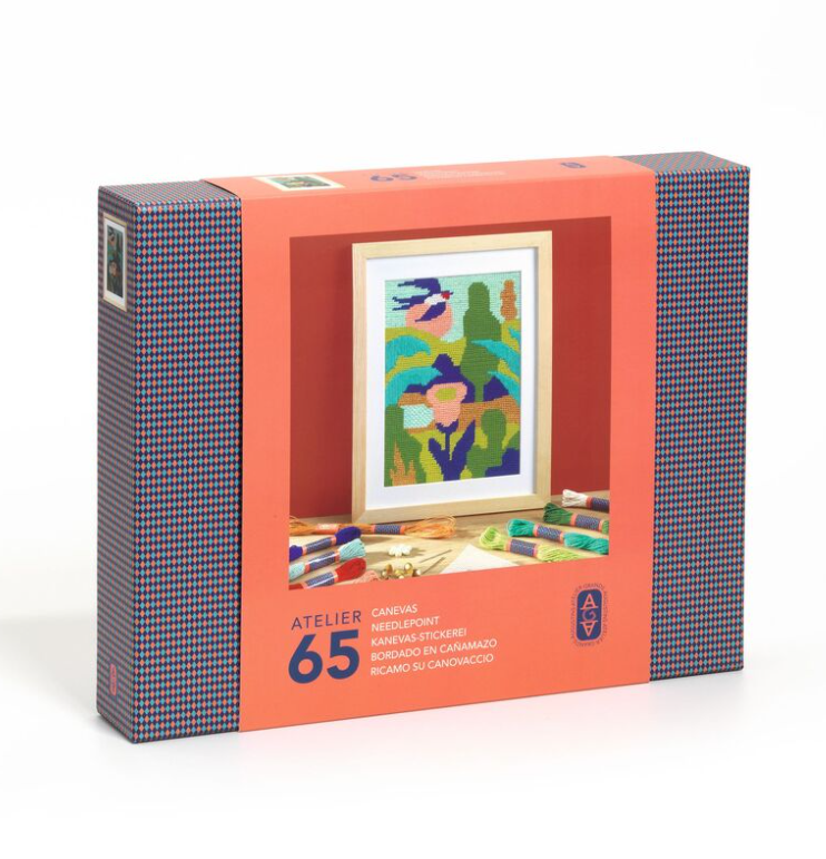 Djeco Atelier 65 Garden Needlepoint Kit