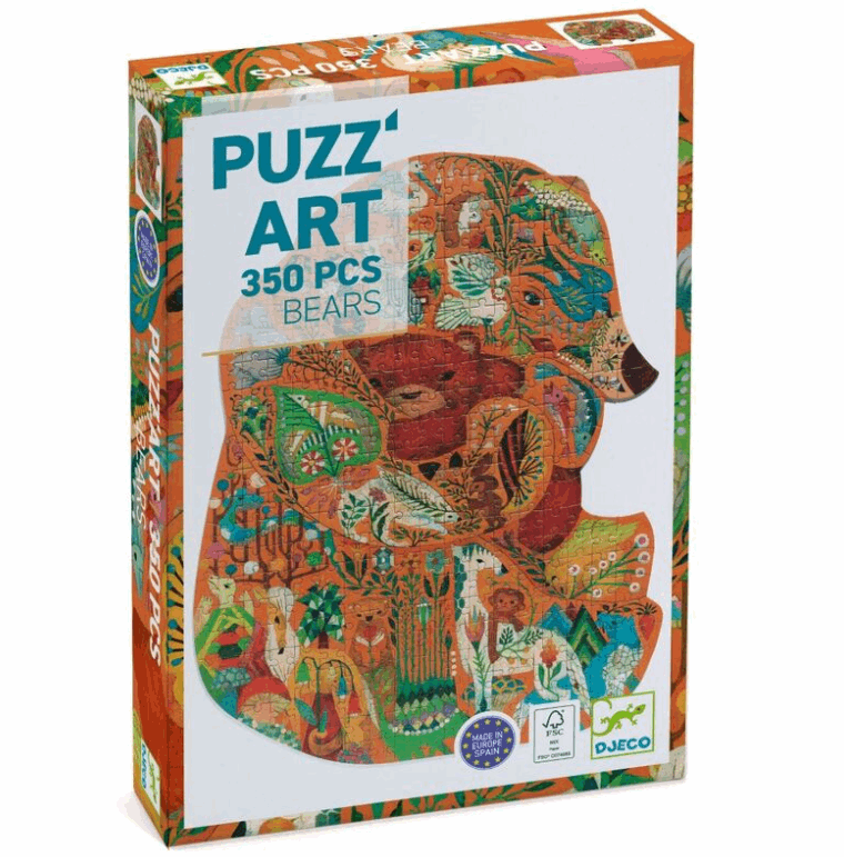 Djeco Puzz'art Bear 350pc Puzzle